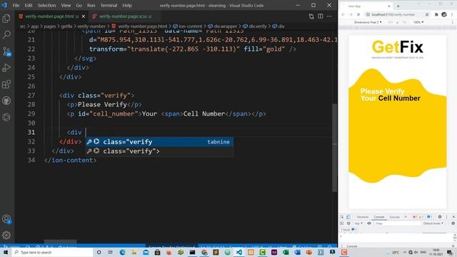 Ionic 5 Angular 12 Modern UI : Phone Verification Code Page смотреть онлайн