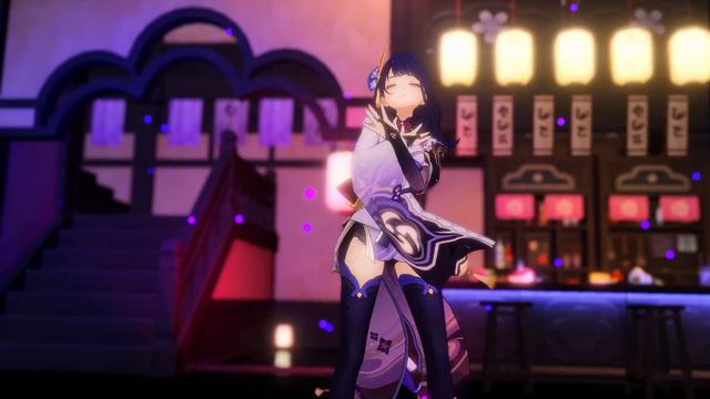【Genshin Impact MMD】MAGO「Raiden Shogun」🤍💙💜 смотреть онлайн