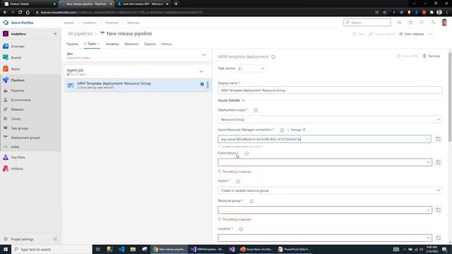 Chapter-14: Deploying ARM Templates using Azure DevOps Pipelines смотреть онлайн