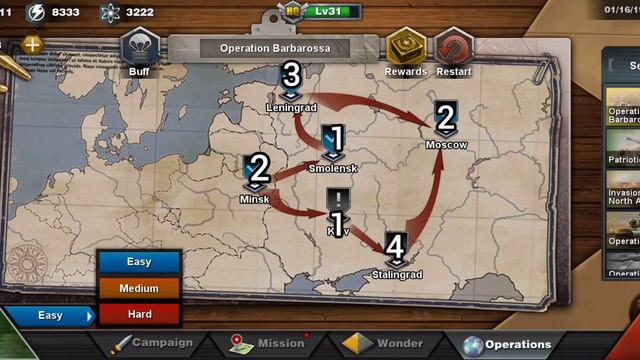 Гайд по World Conqueror 3. Операции смотреть онлайн
