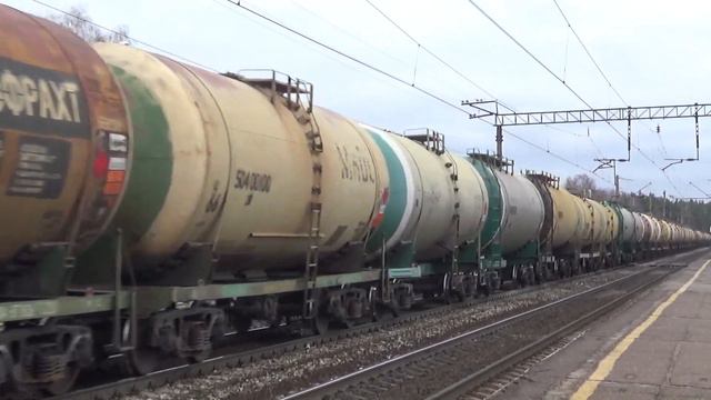 Электровоз ВЛ80С-291 с грузовым поездом смотреть онлайн
