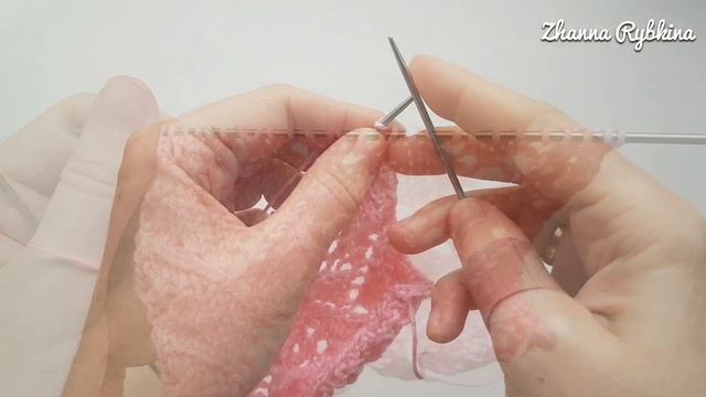 Фантастический узор спицами для стильных изделий. Подробный мастер-класс. смотреть онлайн