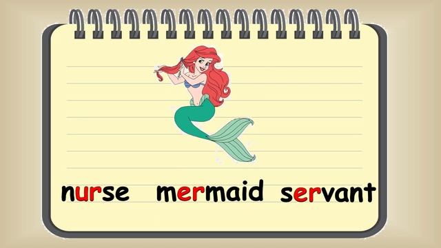 Правила чтения. Чтение английских буквосочетаний ir,er,ur смотреть онлайн