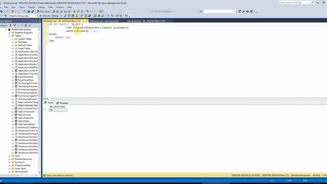 SQL Server 2017 Tutorial 10 - IF Statement смотреть онлайн