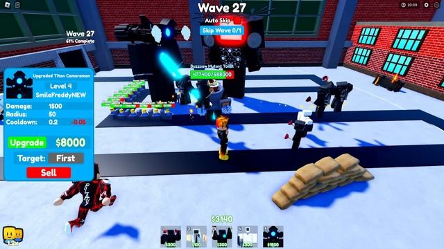 ТИТАНЫ МИФИКИ против НАЙТМАР МОДА в Toilet Tower Defense Roblox смотреть онлайн