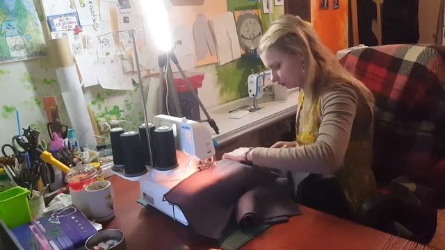 Шью теплые джоггеры (спотривные штаны, треники) DIY Tutorial Joggers pants смотреть онлайн