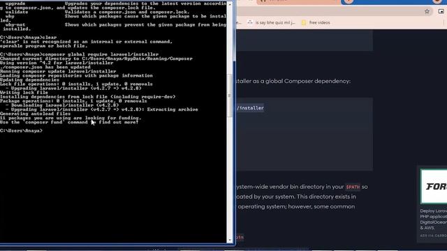 Install and setup Laravel 7 on windows 7,8,10|Laravel 7 for Beginners|create first laravel project смотреть онлайн
