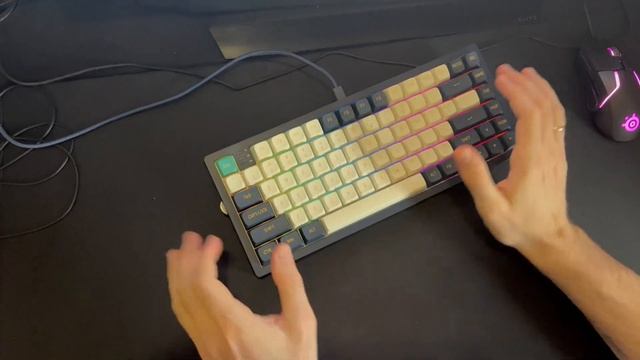 Сравнение тайпинга на клавиатуре Dark Project KD83A и Asus ROG Strix Flare Silent смотреть онлайн