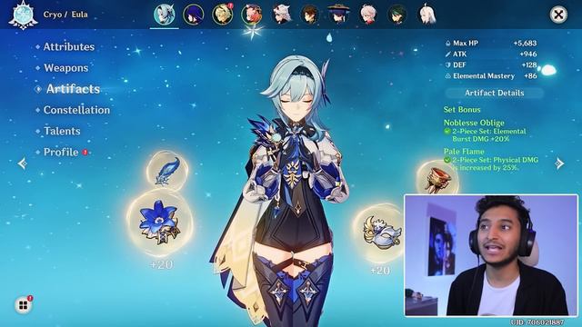 ايولا شخصية الملايين!؟ (تحدي المليون) | Genshin Impact: Eula смотреть онлайн