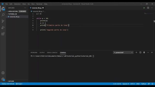 Tutorial Python 06 | Loops Iterativos - WHILE & FOR смотреть онлайн