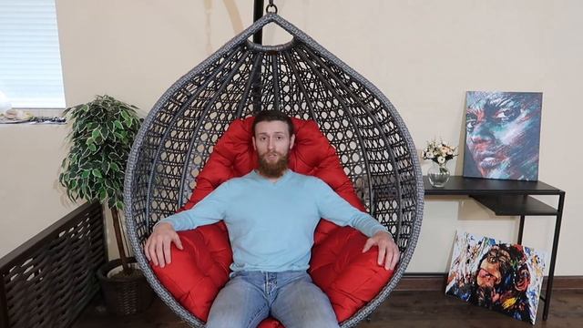 ОБЗОР ПОДВЕСНОЕ КРЕСЛО ИЗ РОТАНГА смотреть онлайн