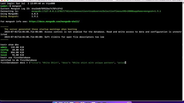 How To Create a Document in MongoDB [MongoDB# 01] смотреть онлайн