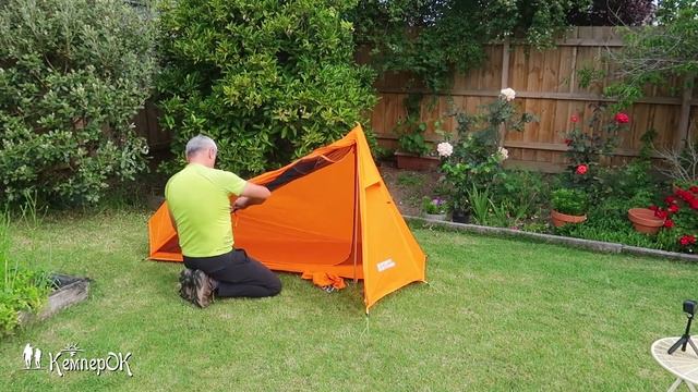 Сверхлёгкая палатка для велосипедистов и легкоходов смотреть онлайн