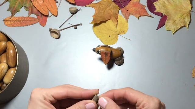 Юлия Сафонова, воспитатель Школы № 1287. Поделки из желудей смотреть онлайн