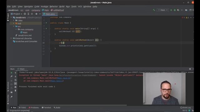 What is a NullPointerException, and how do I fix it? смотреть онлайн