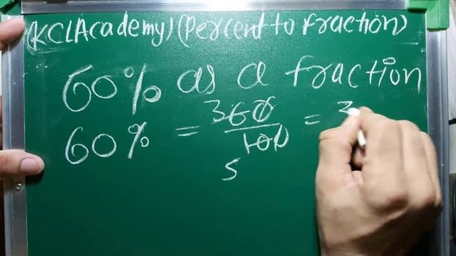 60 Percent As A Fraction | percent to fraction in Hindi | Maths By KclAcademy | смотреть онлайн