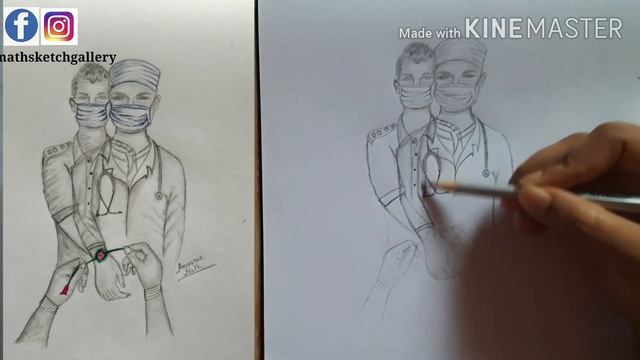 Happy Raksha Bandhan | by nath sketch gallery(Anusree Nath) смотреть онлайн