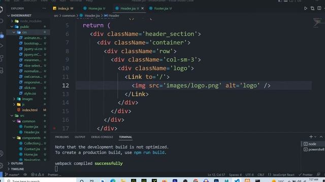Part 2 - Shoes Sales Website - (React Router 6, Home, Header, Footer) смотреть онлайн