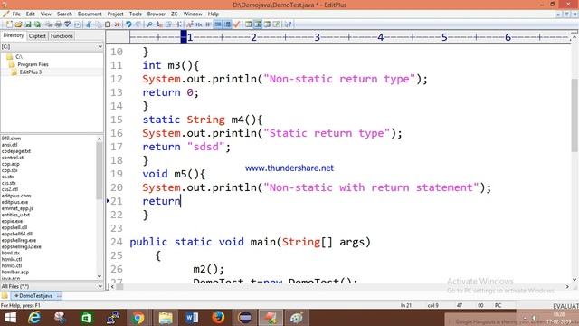 Static Method|Non-Static|Return Type Method Online_Project_Class _part-2 смотреть онлайн