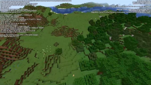 Майнкрафт 1.18 | Тестовый снапшот Новая генерация, ПЕЩЕРЫ и ГОРЫ смотреть онлайн