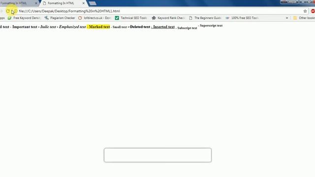 How To Format Text in HTML | HTML Tutorial смотреть онлайн