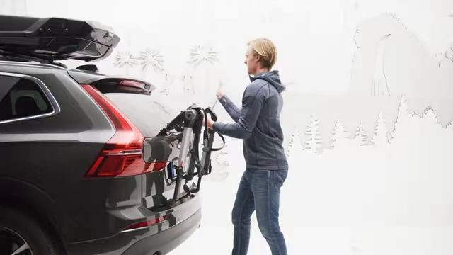 Thule OutWay 994 995 - велокрепление на заднюю дверь автомобиля смотреть онлайн