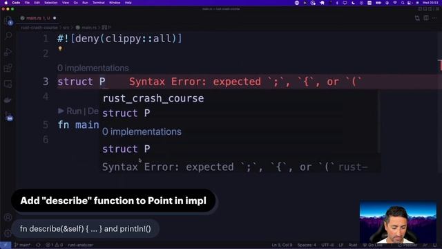 Chapter 6 - Structures - Rust Crash Course ? смотреть онлайн