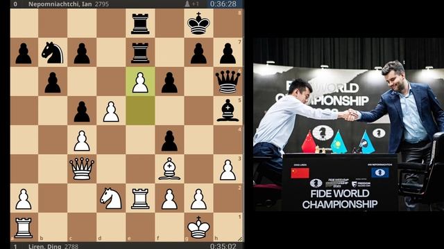 4 партия Матча на первенство мира по шахматам смотреть онлайн
