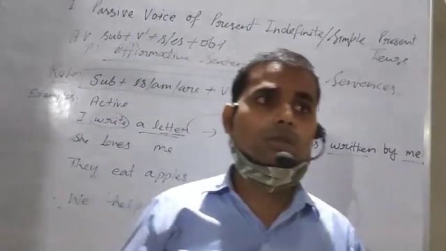 Passive Voice of Present Indefinite tense#affirmative Sentences#BySanjeev Sir смотреть онлайн
