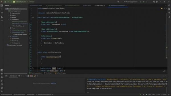 Avalonia UI - 03 - Sidebar Menu