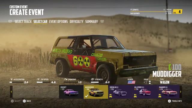 WRECKFEST PS4 GAMEPLAY !! CRAZY CRASHES смотреть онлайн