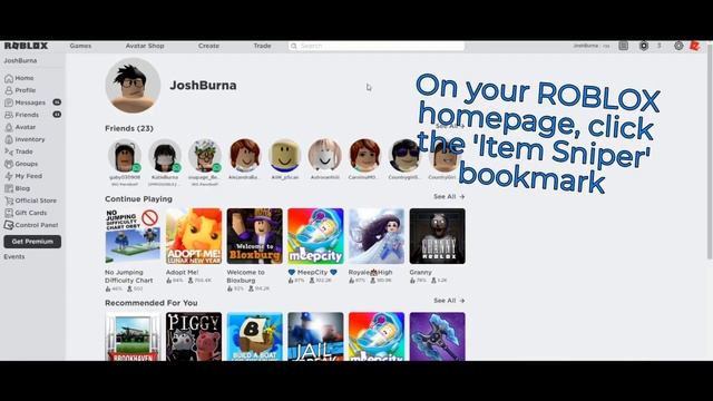 (ROBLOX 2021) FREE Limited Sniping Bot