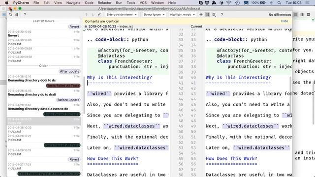 How to avoid disasters by using the local history in PyCharm смотреть онлайн
