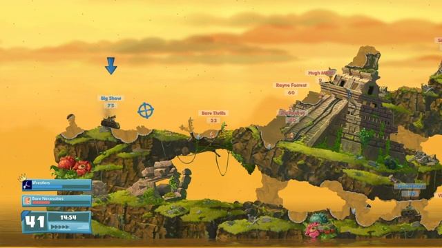 Worms WMD Campaign Mission 12 - Temple Troubles