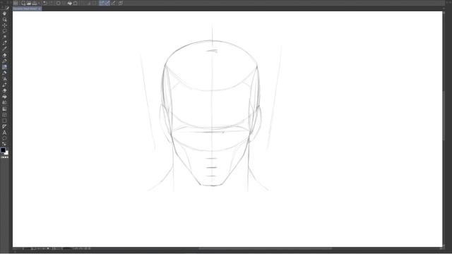 How To Draw Dynamic Heads & Faces In Perspective | Drawing The Top Down, Front View of The Head смотреть онлайн