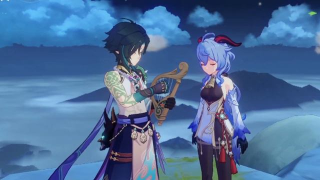 1.4 best coop update Xiao and Ganyu - Genshin Impact #short смотреть онлайн
