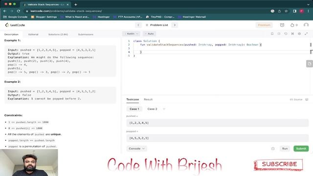 #946 Validate Stack Sequences - #LeetCodeProblem смотреть онлайн