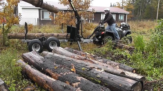 Vahva Jussi 400, CF 550 & Trailer 2000+ with brakes and upgraded 4wd смотреть онлайн