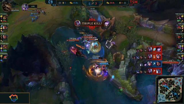 C9 vs. TSM - Неделя 3 Игра 21 | LCS NA Summer 2018 Split Must See смотреть онлайн