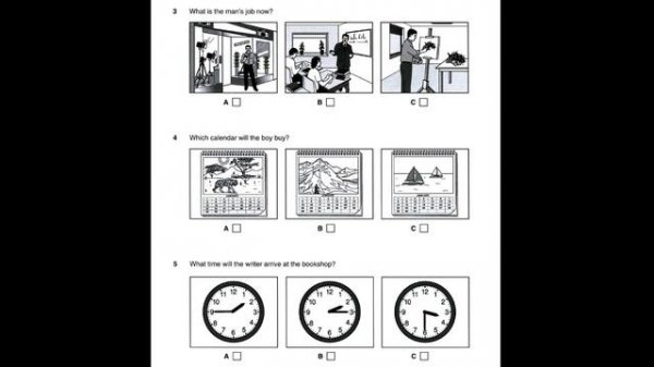Study English online (B1). Preliminary English Test (PET) Listening Book 6 : Test 2 part 1