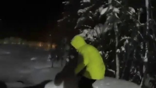 Гуляем 2 дня/Новый год/танцы в снегу смотреть онлайн