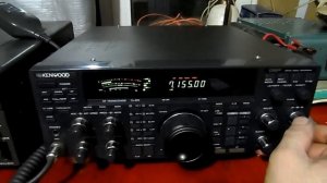 Kenwood 830 и Kenwood 870  на 40 м - слабая станция при большом уровне помех
