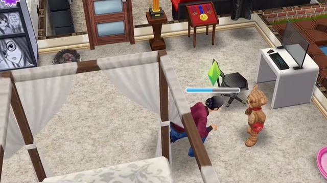 The Sims FreePlay живой медвежонок ❤️ смотреть онлайн