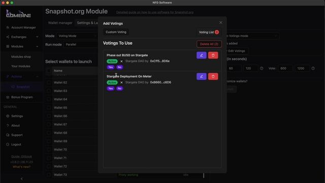Бесплатный софт по голосованию на Snapshot от Combine. смотреть онлайн