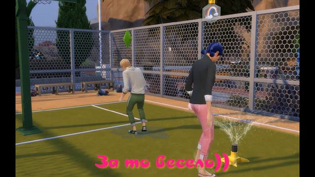 Будни Адриана. Встреча с друзьями в школе. Леди Баг. Sims 4 смотреть онлайн