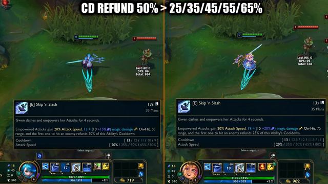 GWEN REWORK 2022 Gameplay Spotlight Guide - League of Legends смотреть онлайн