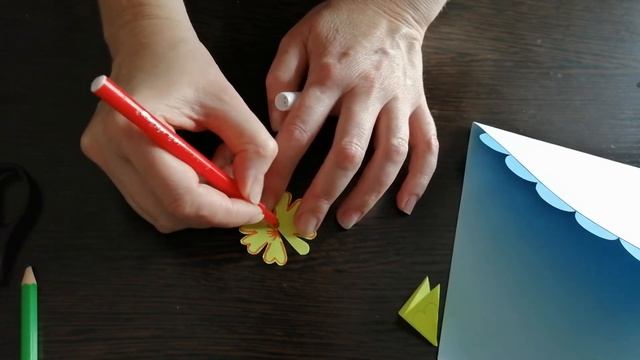 Открытка своими руками. Красивая открытка из бумаги. Поделка к празднику смотреть онлайн