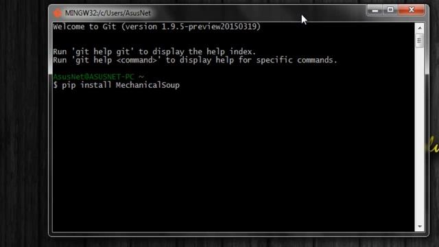 How To Install MechanicalSoup with Git Bash ~ MR-85 Computer Solution смотреть онлайн