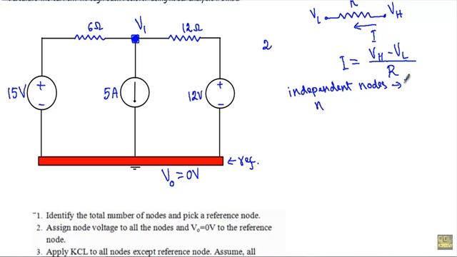 Nodal Analysis Introduction , Steps and Example 1 смотреть онлайн
