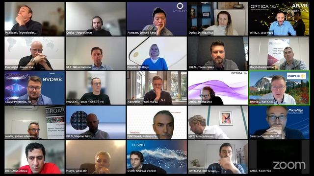 Optica Online Industry Meeting: Augmented and Virtual Reality смотреть онлайн